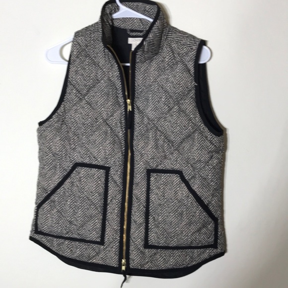 EUC J.Crew Factory Herringbone Vest - Picture 3 of 5